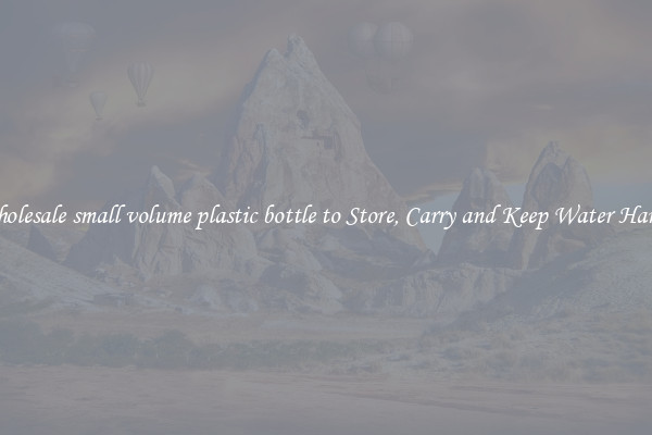 Wholesale small volume plastic bottle to Store, Carry and Keep Water Handy