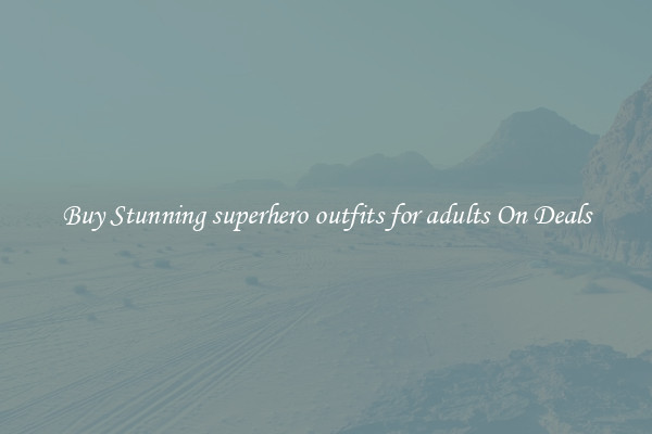 Buy Stunning superhero outfits for adults On Deals