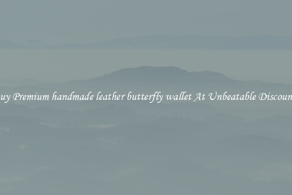 Buy Premium handmade leather butterfly wallet At Unbeatable Discounts