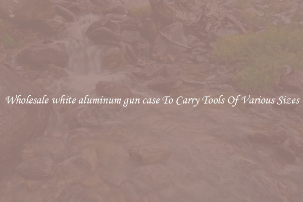 Wholesale white aluminum gun case To Carry Tools Of Various Sizes