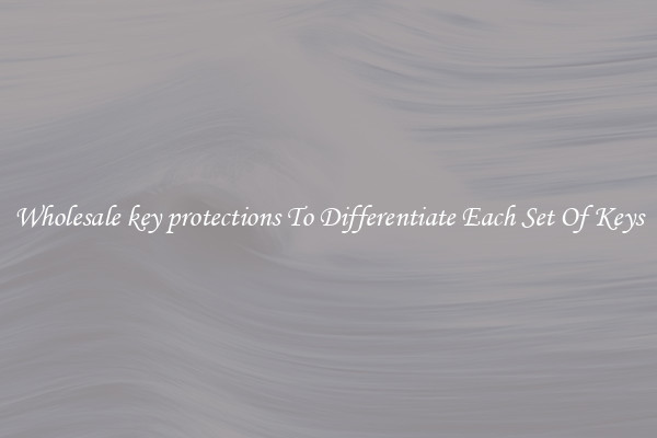 Wholesale key protections To Differentiate Each Set Of Keys