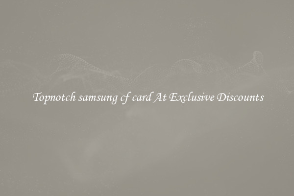 Topnotch samsung cf card At Exclusive Discounts